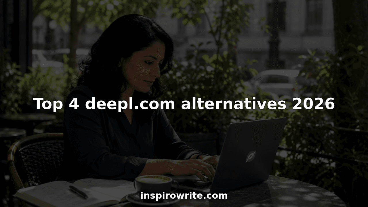 Top 4 deepl.com alternatives 2026
